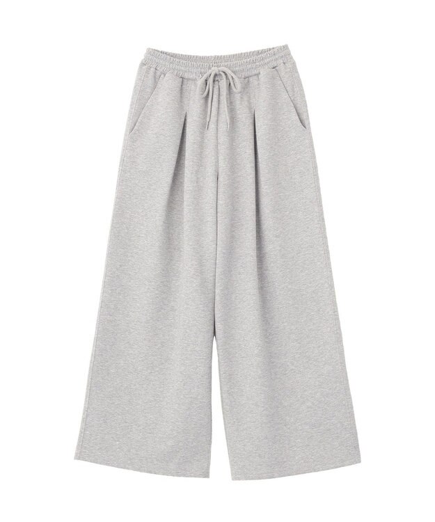 CRAFT STANDARD BOUTIQUE ダンボールニットタックパンツ Gray Mixture