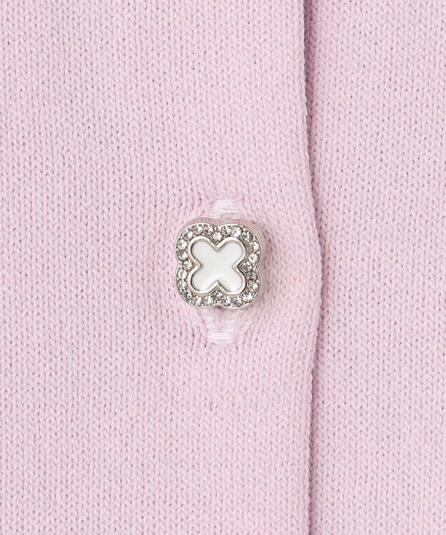 組曲 【8色展開・アンサンブル対応】ブーケカラーカーディガン ピンク系