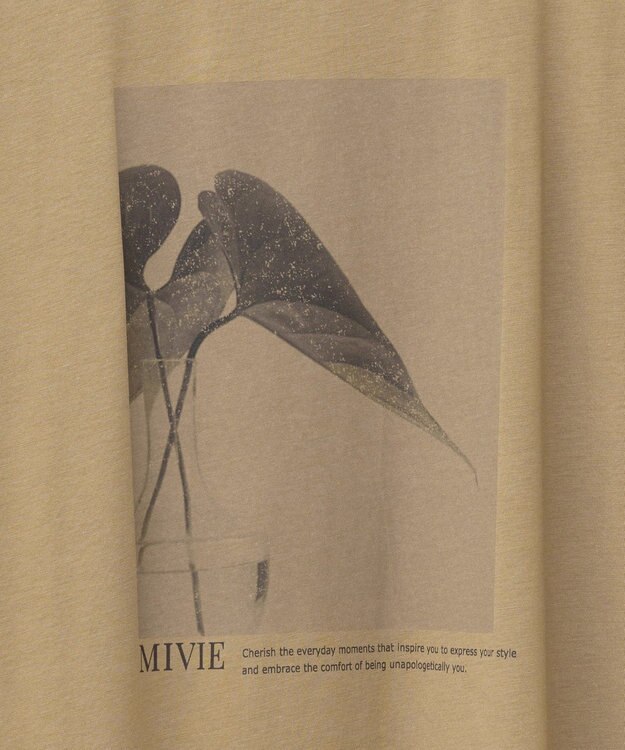 YECCA VECCA フォトプリントノースリーブTee Off White