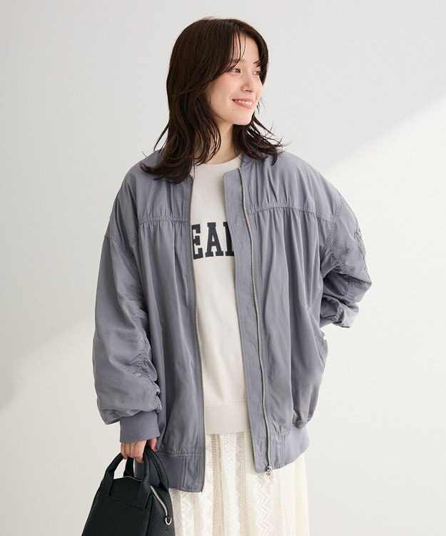 Green Parks ボリュームギャザーＭＡ－１ Gray