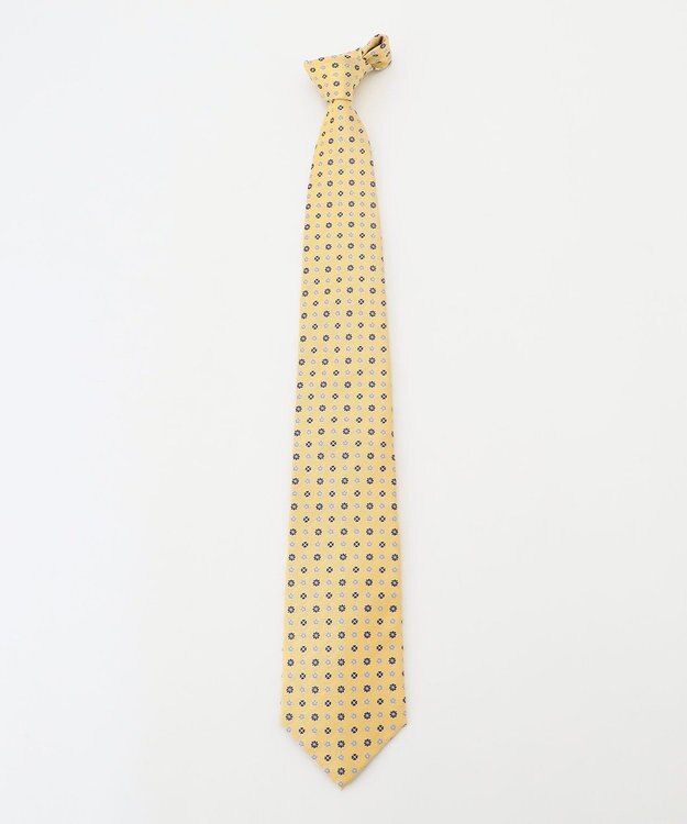 J.PRESS MEN 【VINTAGE JACQUARD COLLECTION】小紋柄 ネクタイ イエロー系8