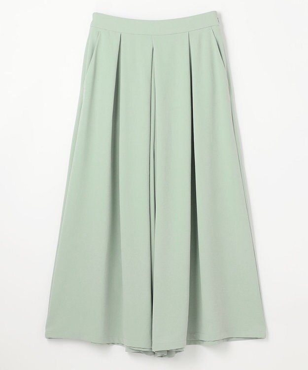 ANY 【吸水速乾/イージーケア/UVカット/接触冷感】さらさらDRYスカーチョ ライトグリーン