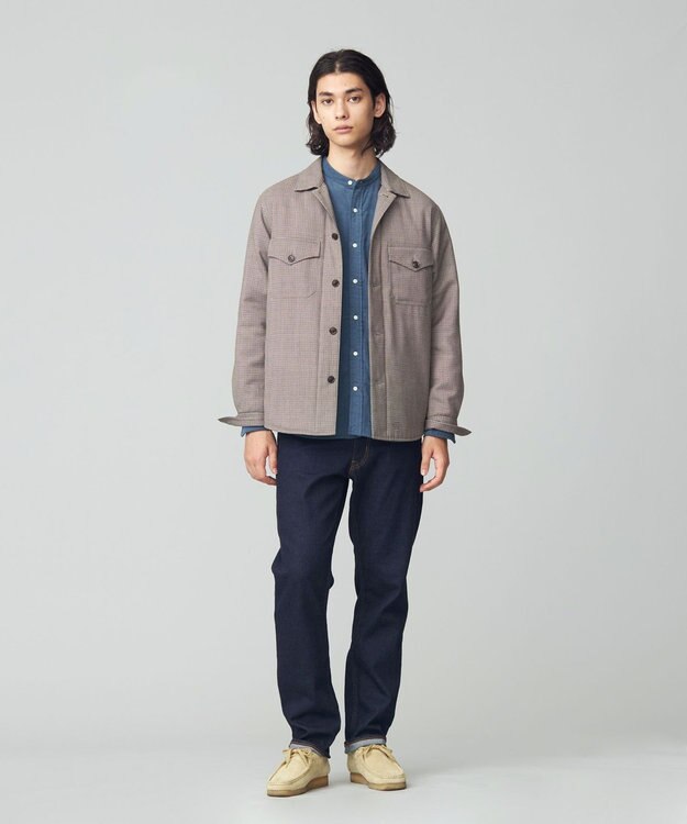 J.PRESS MEN ツイルサキソニー CPOジャケット ブラウン系3