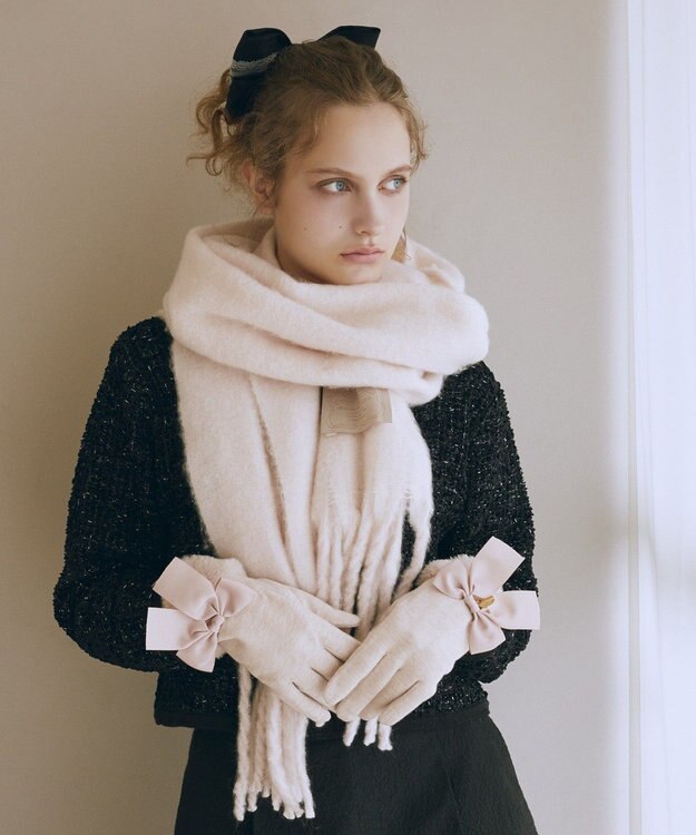 Maison de FLEUR フリンジストール Light Pink