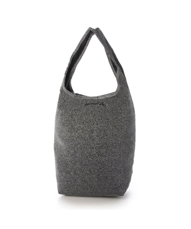 UNBILLION カシュカシュ cachecache / ラメワンポイント刺繍トート シルバー