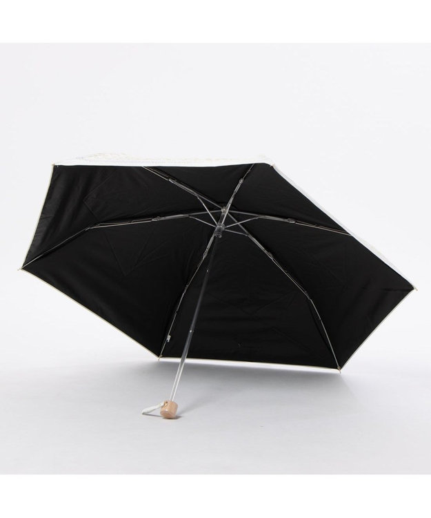 UNBILLION カシュネ cachenez /【晴雨兼用　日傘　UVカット率・遮光率100％生地使用 】PUエパヌイールアラベスクミニ折りたたみ傘 イエロー