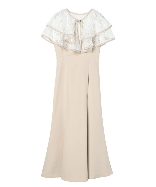 earth music&ecology ＳＥＴ２点レースボレロ＋キャミワンピース Beige