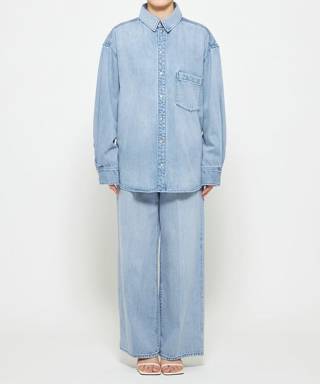 uncrave 【upper hights × uncrave】THE SISTER uncrave パンツ フェザースカイブルー