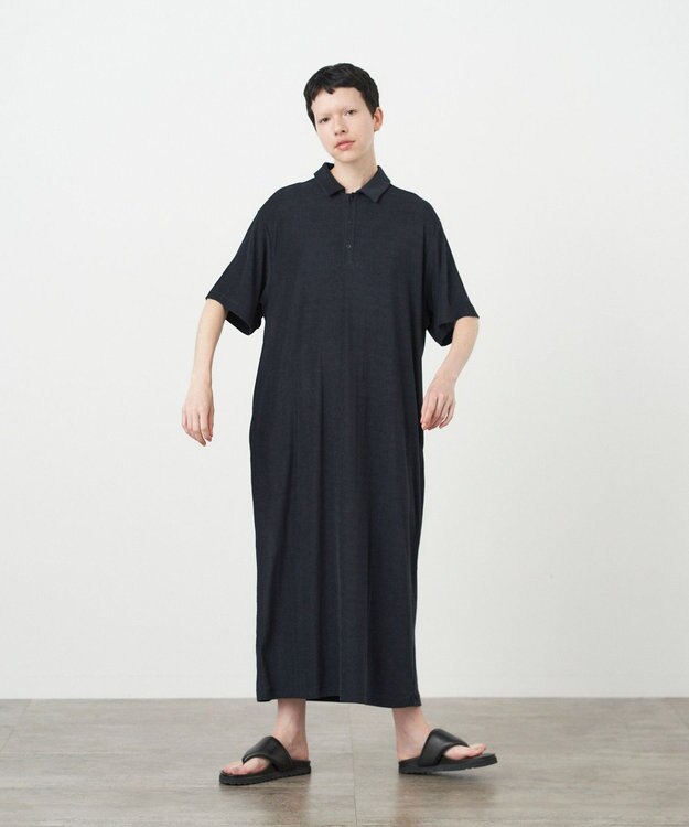 MICRO COTTON PILE | ポロドレス / ATON | ファッション通販 【公式