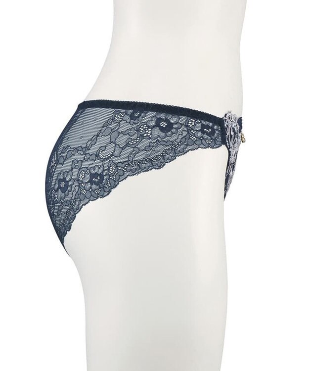 San-ai Resort（三愛水着楽園） エレガントコレクション2310デザインバックレースショーツ  【northerly】 ネイビー