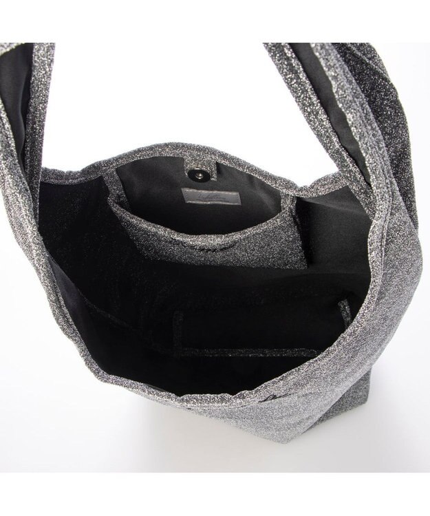 UNBILLION カシュカシュ cachecache / ラメワンポイント刺繍トート シルバー