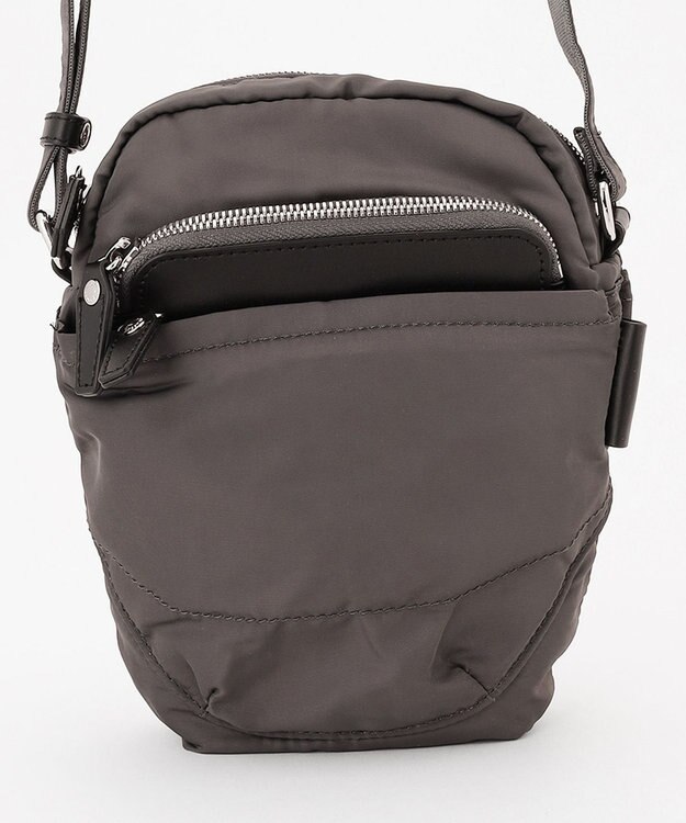 Y'SACCS ポリエステルツイル ポシェット ダークグレー