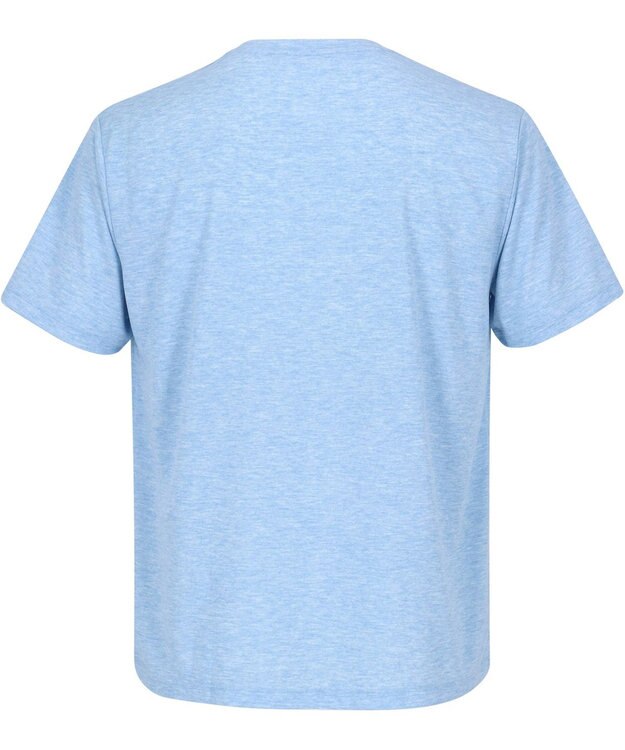 CW-X 【UNISEX】 CW-X トップス Ｔシャツ 半袖 3分袖 Ｕネック 吸汗速乾(本体) ユニセックス DLR115 /ワコール サックス