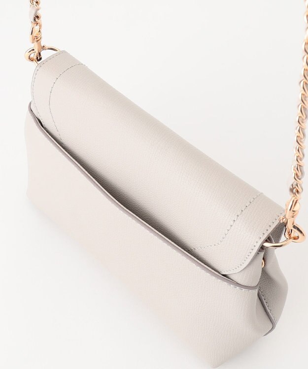 ANY SIS 【2WAY】ラインステッチチェーンショルダー バッグ ライトグレー