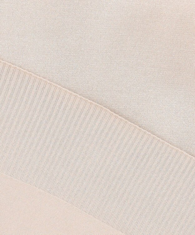 J.PRESS LADIES S 【洗える】ニットポロ カーディガン ベージュ系