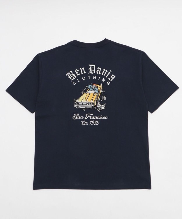 WEGO LOWRDE　EMB　TEE ネイビー