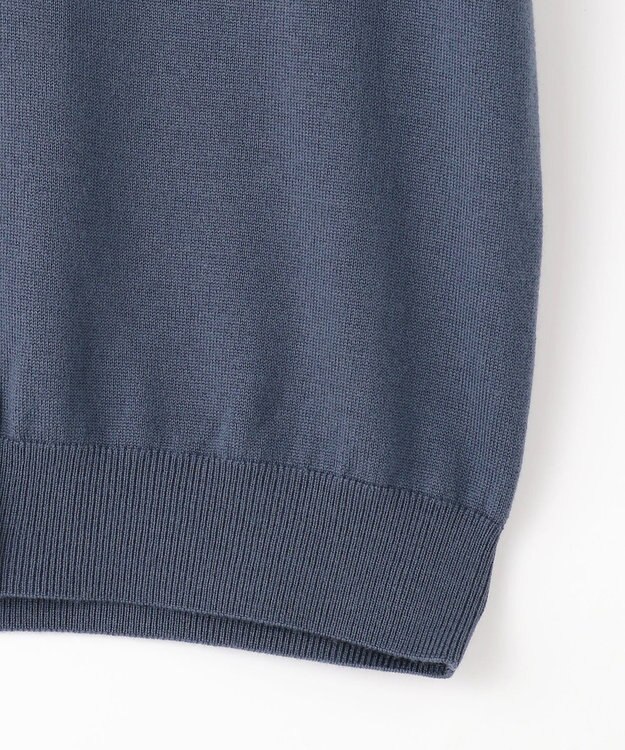 J.PRESS LADIES L 【洗える】アーガイル ツイン ニット ブルーグレー系