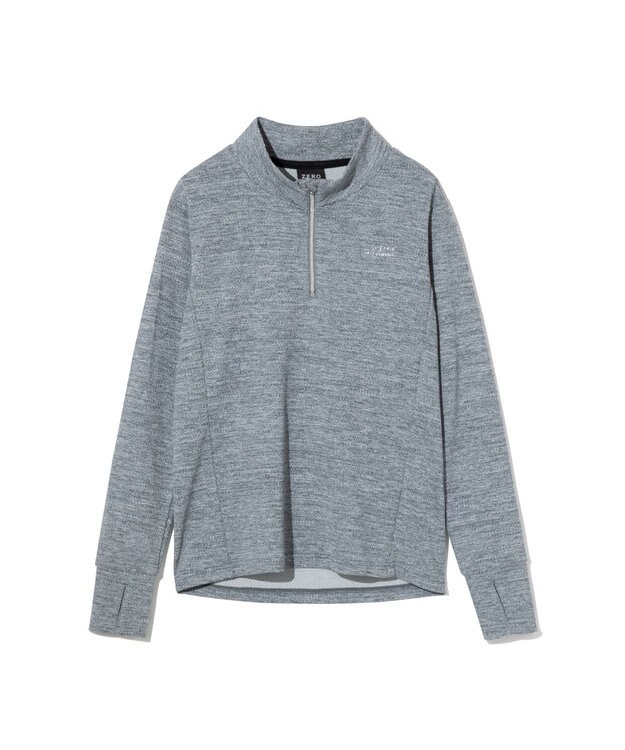 ZERO HALLIBURTON ハーフジップミドルレイヤープルオーバー ZHG-W6S2a 85215 グレー