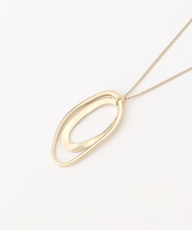 ANY ２連フープネックレス ライトゴールド