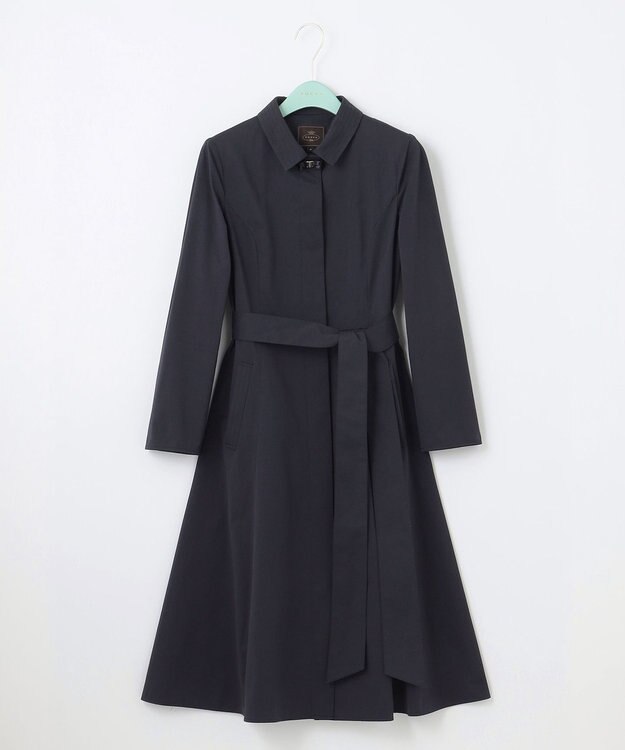 TOCCA 【洗える】TORCH 襟付きコート ネイビー系