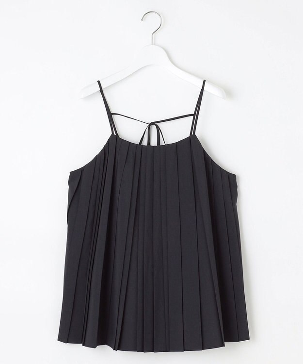 23区 【GOLD LABEL】ギャザリングプリーツ キャミソール ブラック系