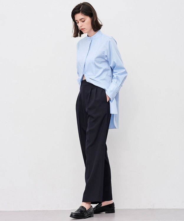 uncrave TWドビードスキン ベーシックトラウザー ネイビー