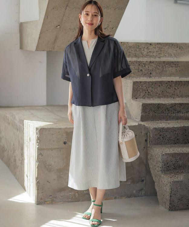 組曲 【先行予約】カラーボイル ジャケット ネイビー系