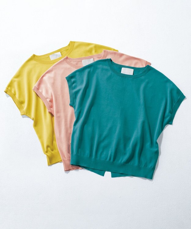 UNFILO 【新色追加！/UVケア/接触冷感/抗菌防臭】スゴ機能 コンパクトニットＴ ターコイズブルー系