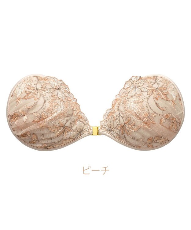 BRADELIS New York 【NuBra / ナチュラルタイプ】ヌーブラ・エアーライト フローラ ピーチ