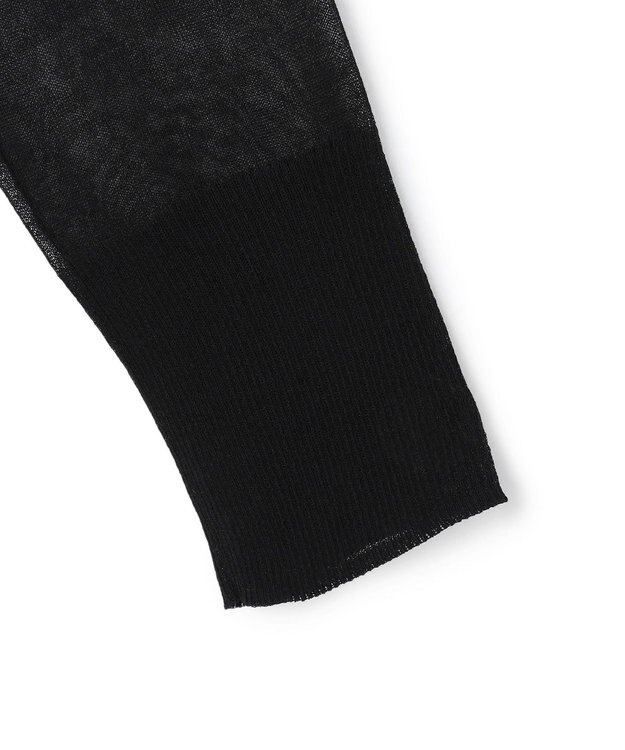 BEIGE， PYRRHOT / シアーコンビ バックスリットプルオーバー Black