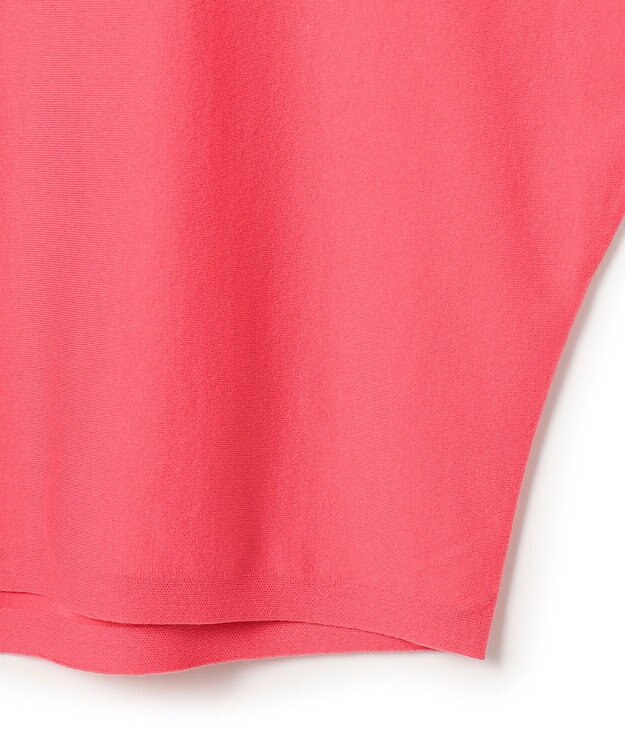 23区 L 【先行予約】ネオコンフォートストレッチ ドルマン ニット コーラル系