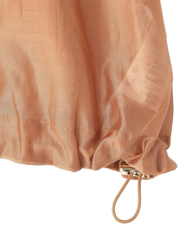 YECCA VECCA 【2点SET】シアーシャツ×Aラインキャミワンピース Terracotta