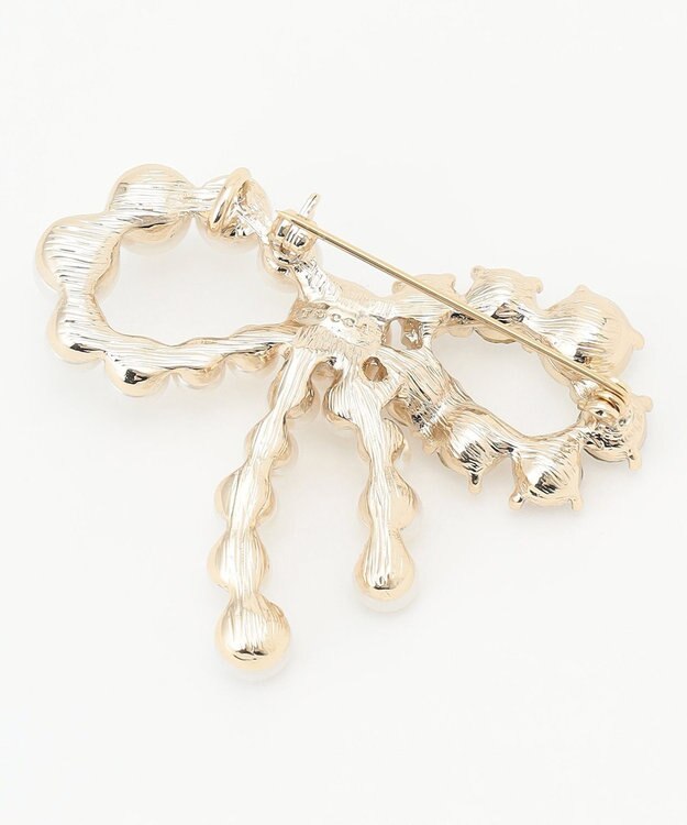 TOCCA RIBBON BROOCH NECKLACE ブローチネックレス ゴールド系