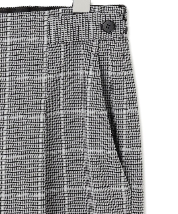 23区 【洗える】ガンクラブプレイドチェック パンツ グレーチェック