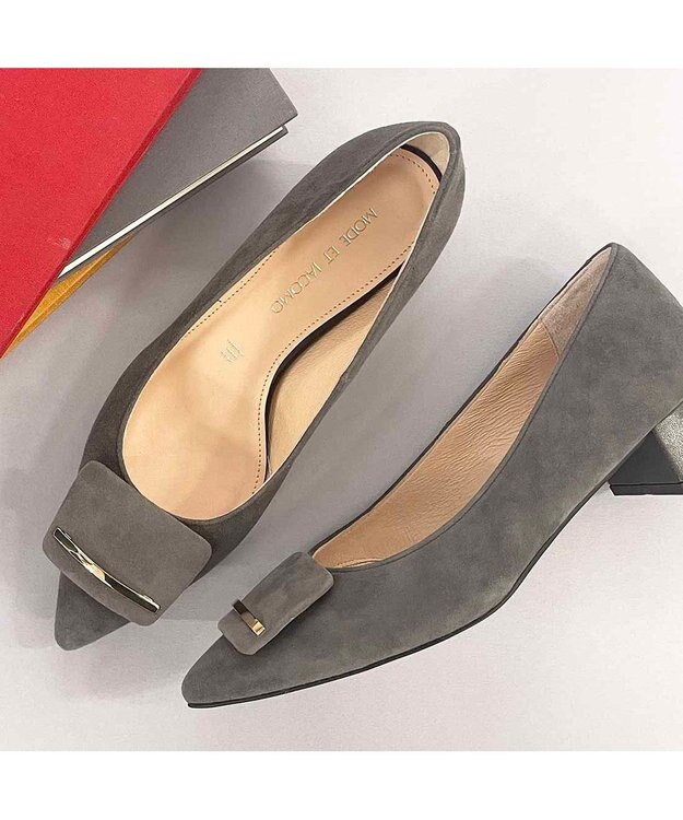 MODE ET JACOMO <MODE ET JACOMO>バックルポインテッドトゥパンプス