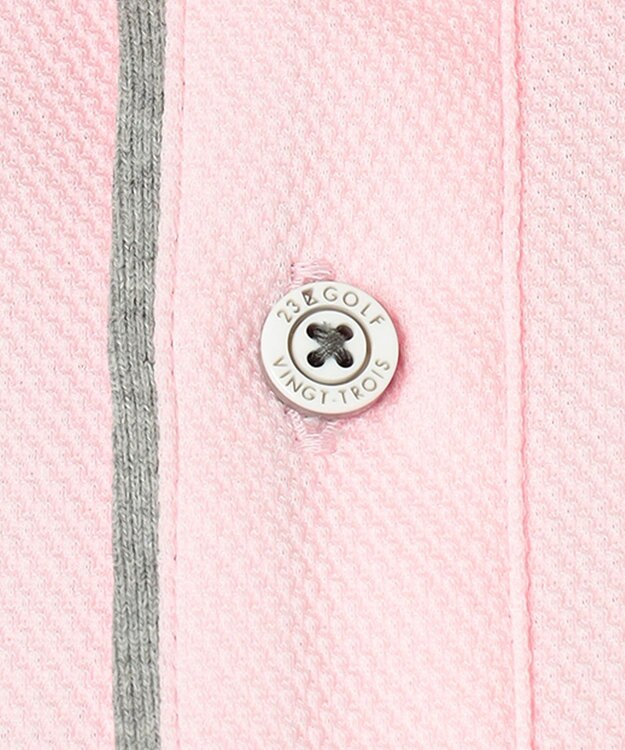 23区GOLF 新色追加！全色揃えたくなる逸品【MEN】【WEB限定/消臭/UV/吸汗速乾】カノコポロシャツ ピンク系