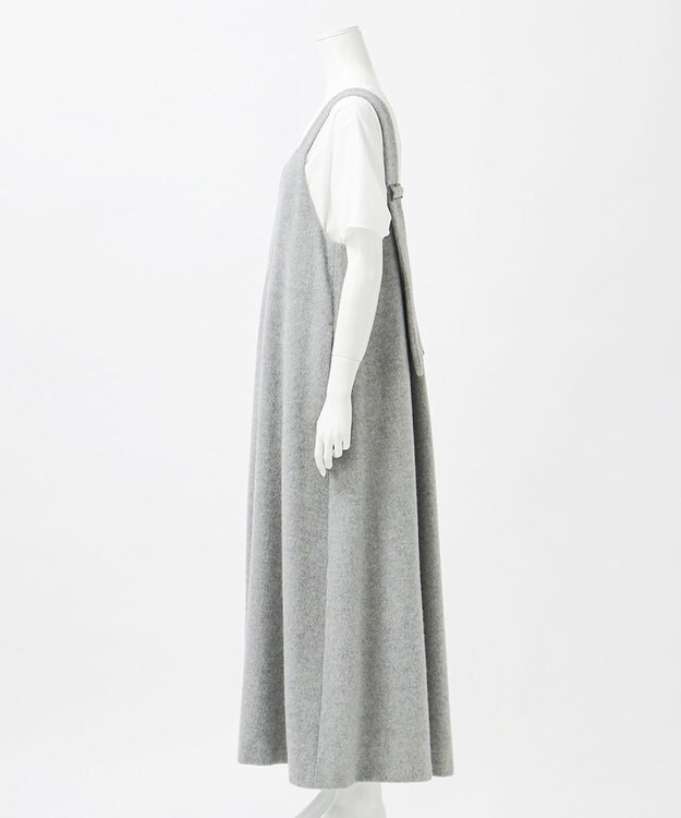 23区 【GOLD LABEL】シャギーウール ワンピース グレー系
