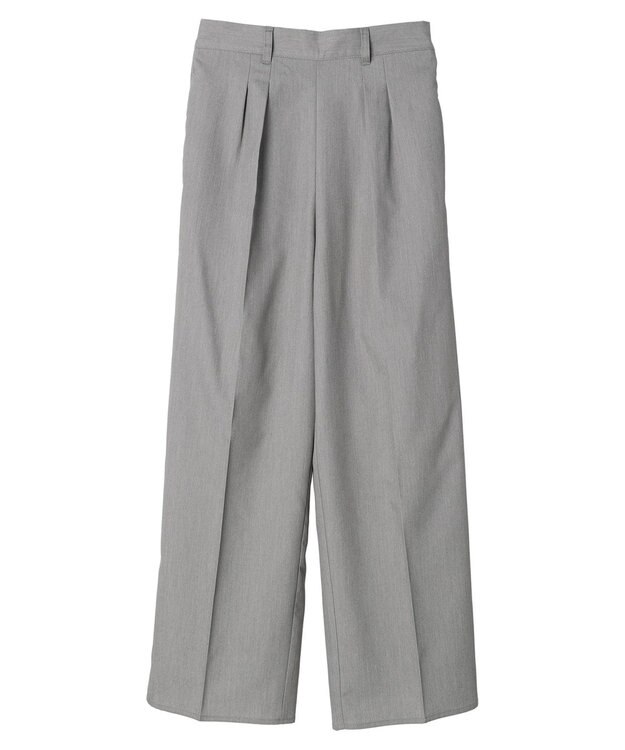 Green Parks ワイドタックパンツ Gray