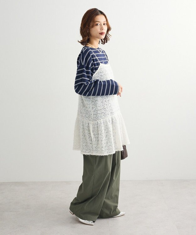 Green Parks レースキャミチュニック White