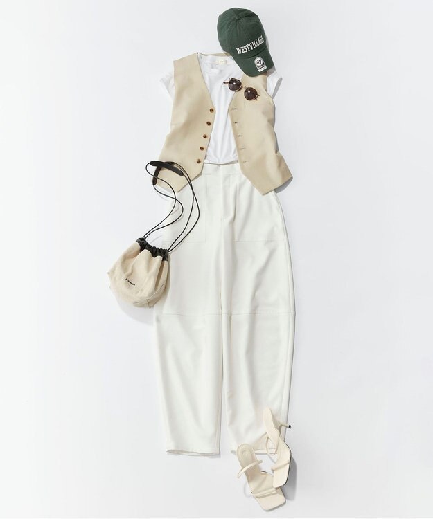 NAVE 【Nave・洗える】フレンチＴシャツ ホワイト系