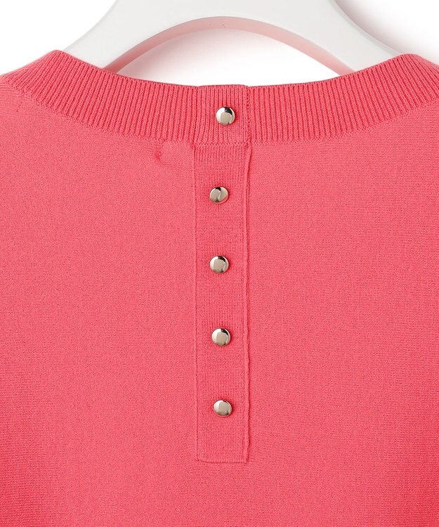 23区 L 【先行予約】ネオコンフォートストレッチ ドルマン ニット コーラル系