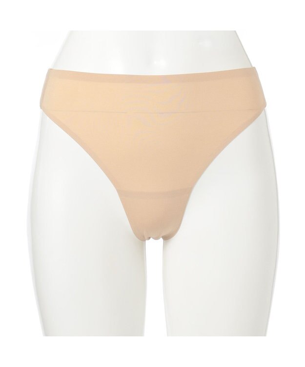 Chacott タンガ（Ｔバック）（ホットメルト） ベージュ