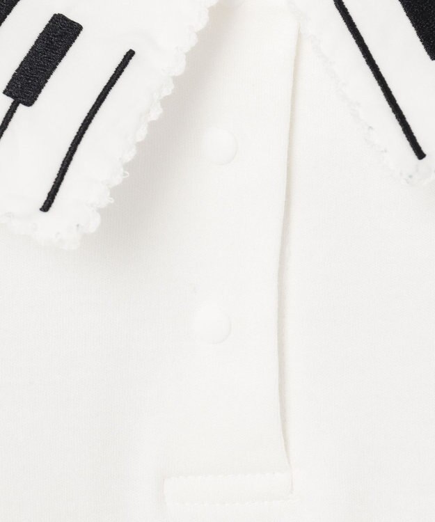 ANY KIDS 音符＆鍵盤デザインブラウス エクリュ×鍵盤