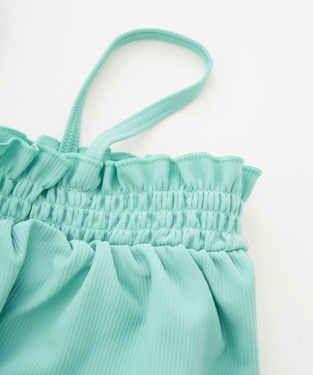 OP／FILA 【marie claire ENFANTS】ニットリブセパレート水着 ミント