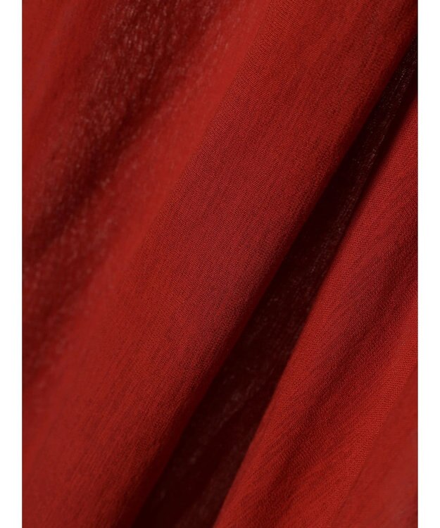 CRAFT STANDARD BOUTIQUE ウ゛ィンテージボイル２ＷＡＹタックブラウス Red