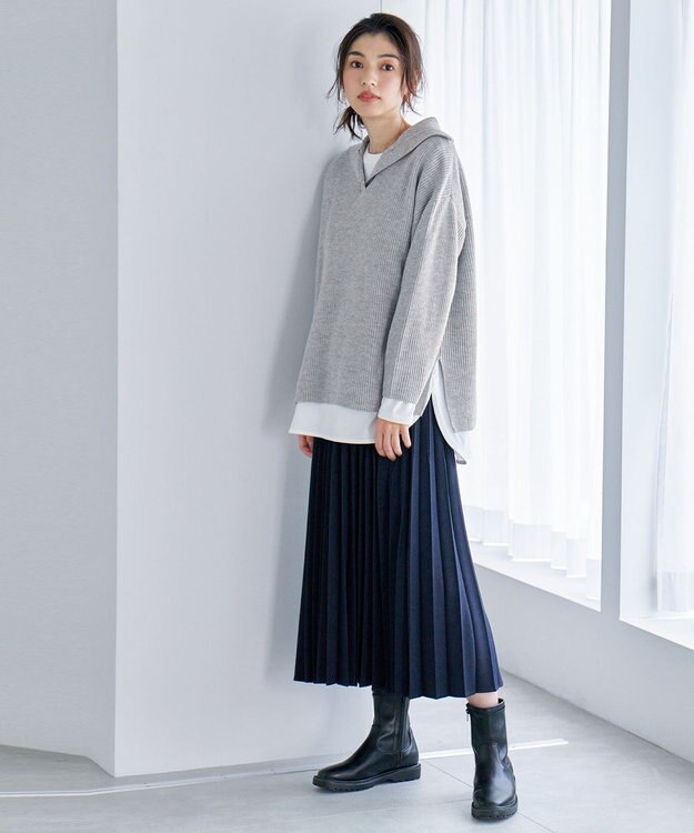 ANY ロングスリーブ テールＴシャツ オフ