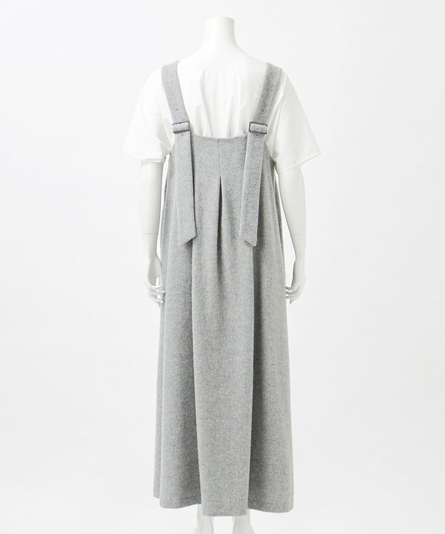 23区 【GOLD LABEL】シャギーウール ワンピース グレー系