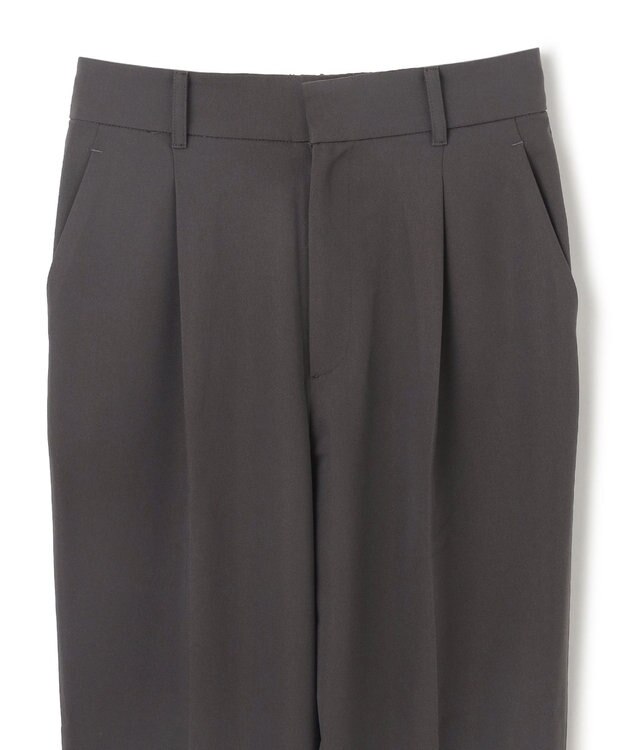 UNFILO サマーセットアップ テーパードパンツ チャコール