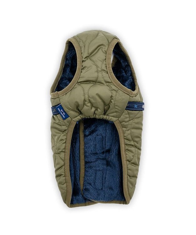 PET PARADISE J.PRESS  アウターハーネス オニオンシームステッチ 《カーキ》 小型犬 カーキ