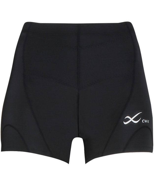 CW-X  【WOMEN】マラソンタイツ　股関節サポート　ショート丈　/ワコール　HZY489 ブラック